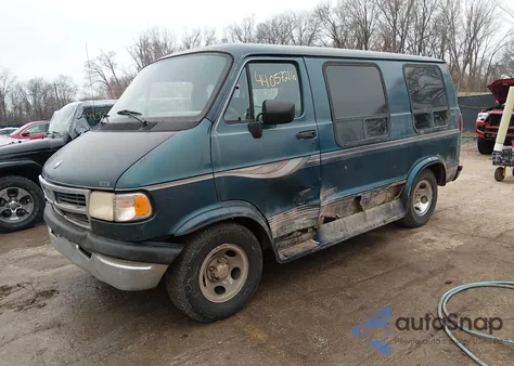 1996 Dodge Ram Van B2500 from USA, damaged, VIN 2B6HB21X8TK147937